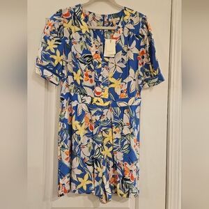 Skies Are Blue Floral Romper